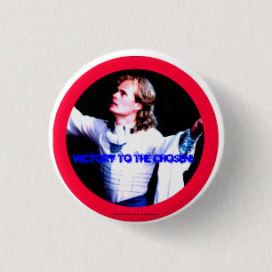Overwinning op de gekozen ronde button 3,2 cm