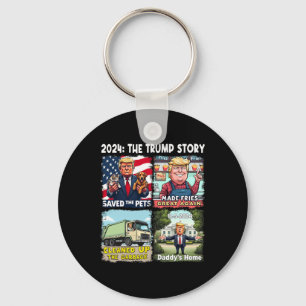 Overwinning Trump 2024 Grootste Comebyck Inaugurat Sleutelhanger