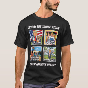 Overwinning Trump 2025 Grootste Comebyck Aandenken T-shirt