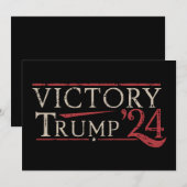 Overwinning Trump 24 Republikeins President 47 VS Kaart (Voorkant / Achterkant)