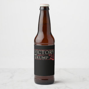 Overwinning Trump 24 Republikeinse President 47 VS Bier Etiket