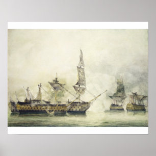 overwinning van de heer H.M.S. bij de slag om Traf Poster