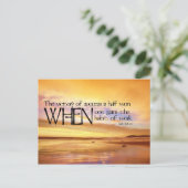 Overwinning van succes Motivatie Briefkaart (Staand voorkant)