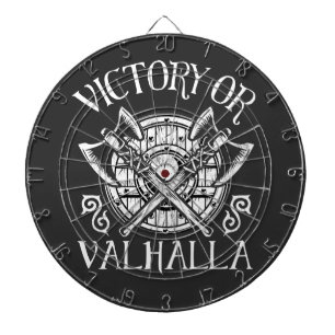 Overwinning voor Valhalla - Schild en bijl Dartbord