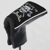 Overwinning voor Valhalla - Skull Golfheadcover (3/4 voorkant)