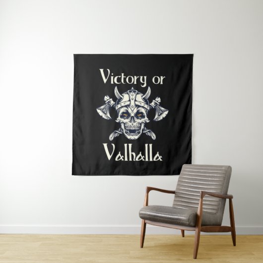Overwinning voor Valhalla - Skull Wandkleed (In situ)