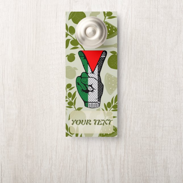 Overwinningsbord Handweerstand Rode driehoek symbo (Op knop)