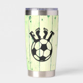 Overwinningsspoor Geïsoleerde Drinkbeker (Achterkant)