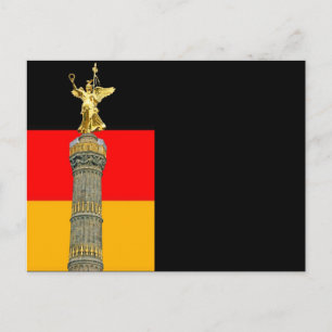 Overwinningszuil (siegessaule), Berlijn, Duitse vl Briefkaart