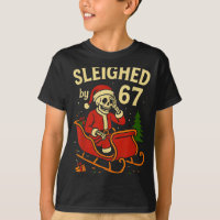Overwonnen Door 67 Grappige Skelet Kerstman 6 7 Tr