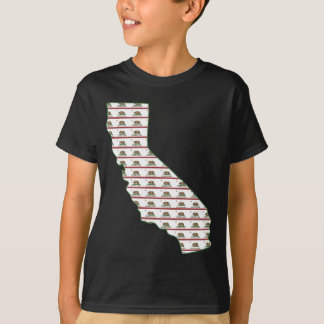 Overzicht Californische vlag T-shirt