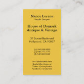 OVERZICHT: FISHBOWL VISITEKAARTJE (Achterkant)