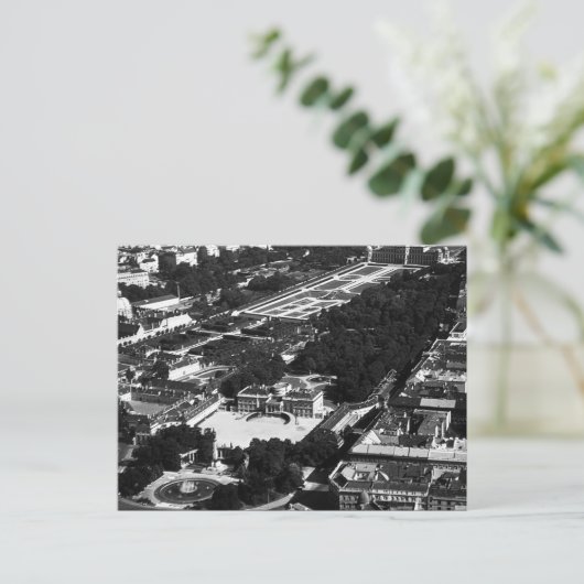 Overzicht Oostenrijk Wenen Belvedere Park Briefkaart (Staand voorkant)