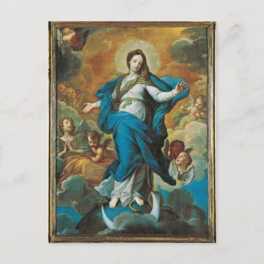 Overzicht van de aankondiging briefkaart (Voorkant)