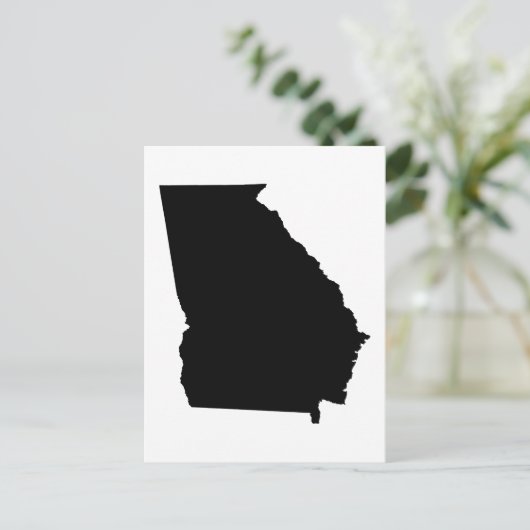 Overzicht van de staat Georgië Briefkaart (Staand voorkant)