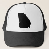 Overzicht van de staat Georgië Trucker Pet (Voorkant)