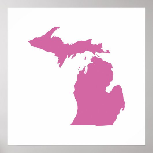 Overzicht van de staat Michigan (Voorkant)