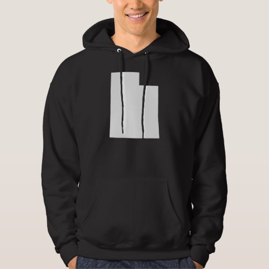 Overzicht van de staat Utah Hoodie (Voorkant)