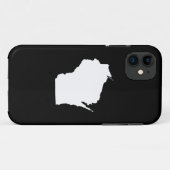 Overzicht van de staat Wisconsin Case-Mate iPhone Case (Achterkant (horizontaal))