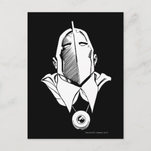 Overzicht van Dr. Fate Mask Briefkaart