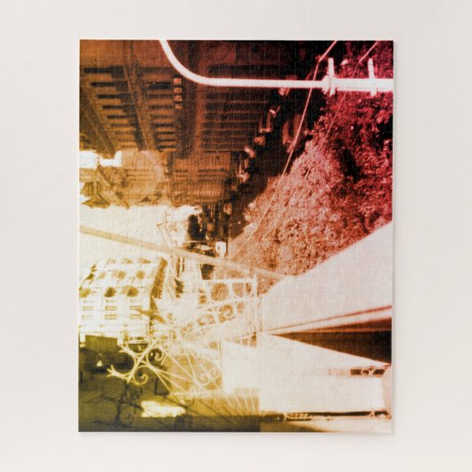 Overzicht van het  Algerijnse Algiers-gebouw Legpuzzel (Verticaal)