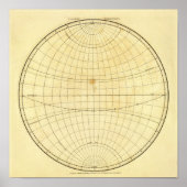 Overzicht van het oostelijke halfrond (Voorkant)