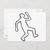 Overzicht van het slachtoffer van moord briefkaart (Voorkant / Achterkant)