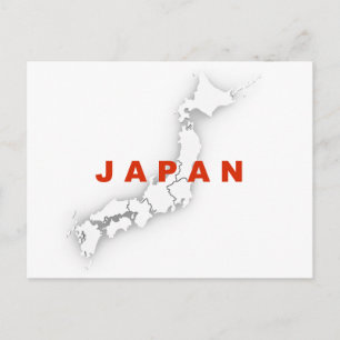 Overzicht van Japan Briefkaart