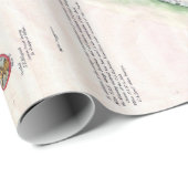  overzicht van Seattle en Puget Sound Cadeaupapier (Rol Hoek)