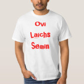 Ovi Laichs Semin T-shirt (Voorkant)