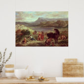 Ovid tussen de Scythianen, 1859 Poster (Keuken)