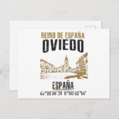 Oviedo Briefkaart (Voorkant / Achterkant)
