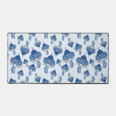 OVNI octopique bleu Kawaii (Recto)
