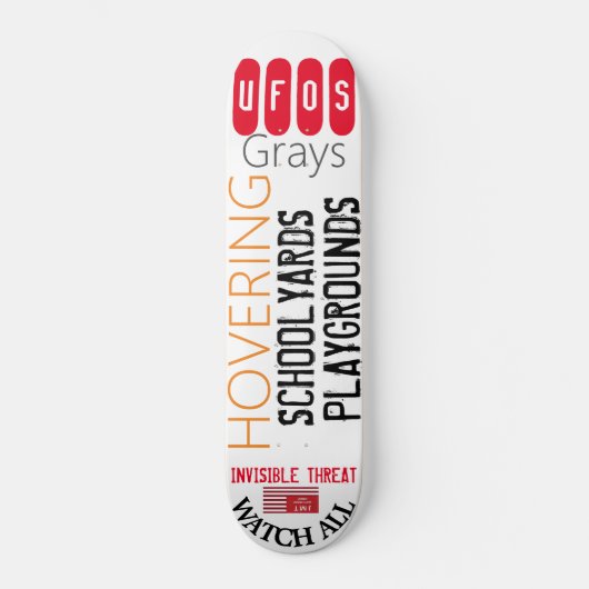 OVNI PLANANT GREYS Skateboard (Recto)