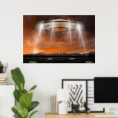 OVNI Poster (Bureau à domicile)