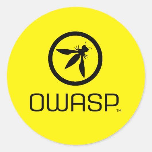 OWASP-Stickers Ronde Sticker (Voorkant)