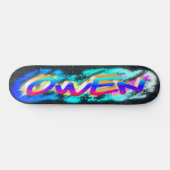 OWEN Gepersonaliseerd Graffiti Skateboard (Horizontaal)