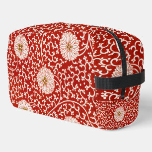 Owen Jones Chinees Ornament Rood Wit Bloemmotief Toilettasje