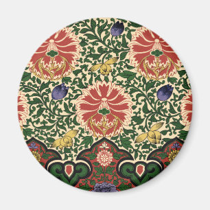 Owen Jones Chinoiserie Rode Lotus Bloem Kunst Desi Magneet