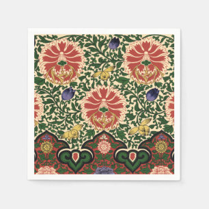 Owen Jones Chinoiserie Rode Lotus Bloem Kunst Desi Servet