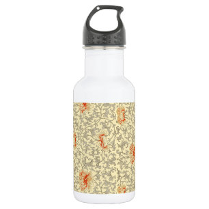 Owen Jones Vintage Patroon: Koraal Bloemig Grijs Waterfles
