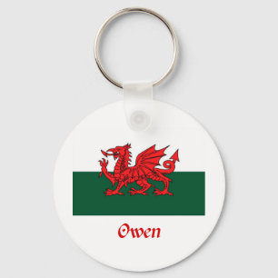 Owen Welsh Flag Sleutelhanger
