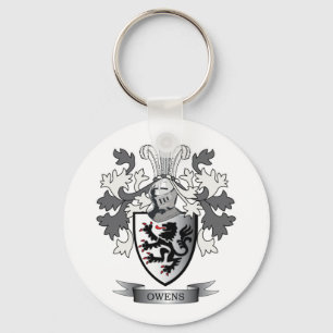 Owens Family Crest Coat of Arms Sleutelhanger