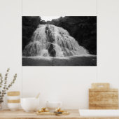 Owharoa-Herfsten in zwart-wit Poster (Keuken)