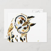Owl 1 briefkaart (Voorkant / Achterkant)