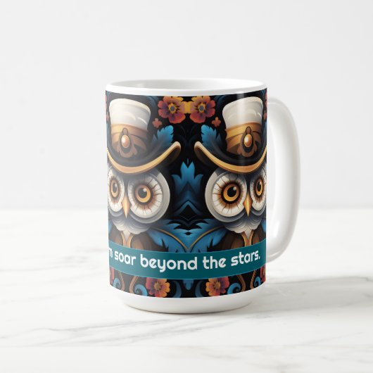 Owl 3 koffiemok (Voorkant rechts)