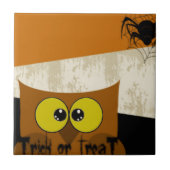 Owl Afbeelding Tegeltje (Voorkant)