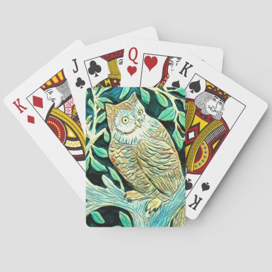 Owl-afspeelkaarten Pokerkaarten (Achterkant)