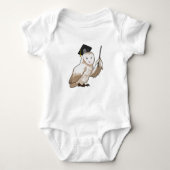 Owl als leraar met wijzer romper (Voorkant)