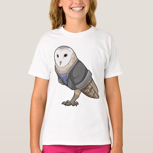 Owl als secretaris t-shirt (Voorkant)